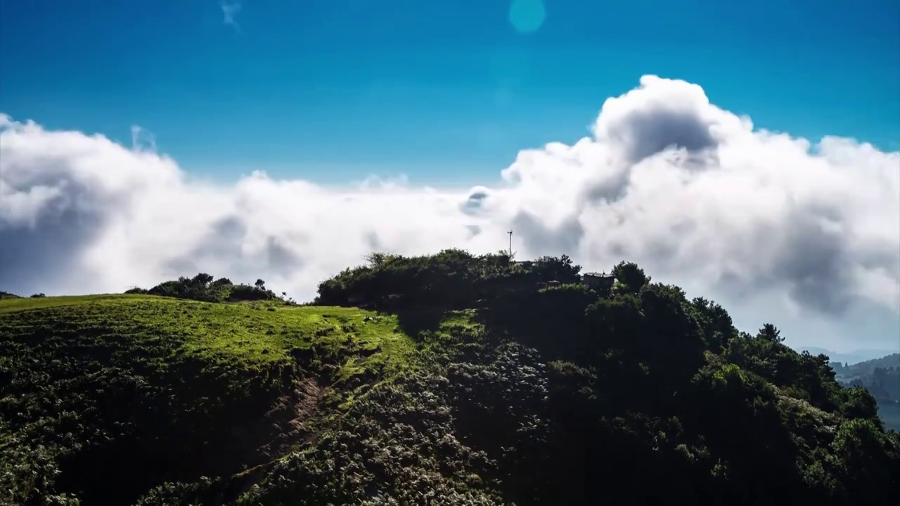 云南玉溪磨豆山8K延时视频素材