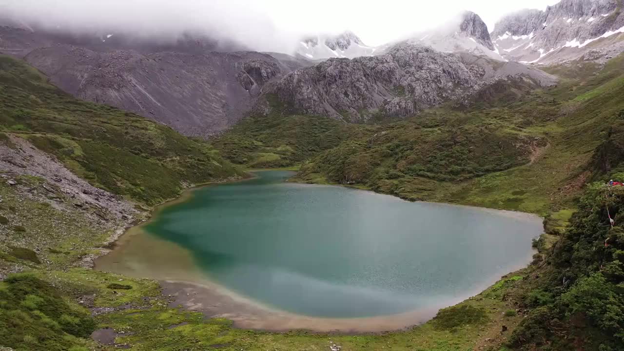 香格里拉阿布吉措视频素材