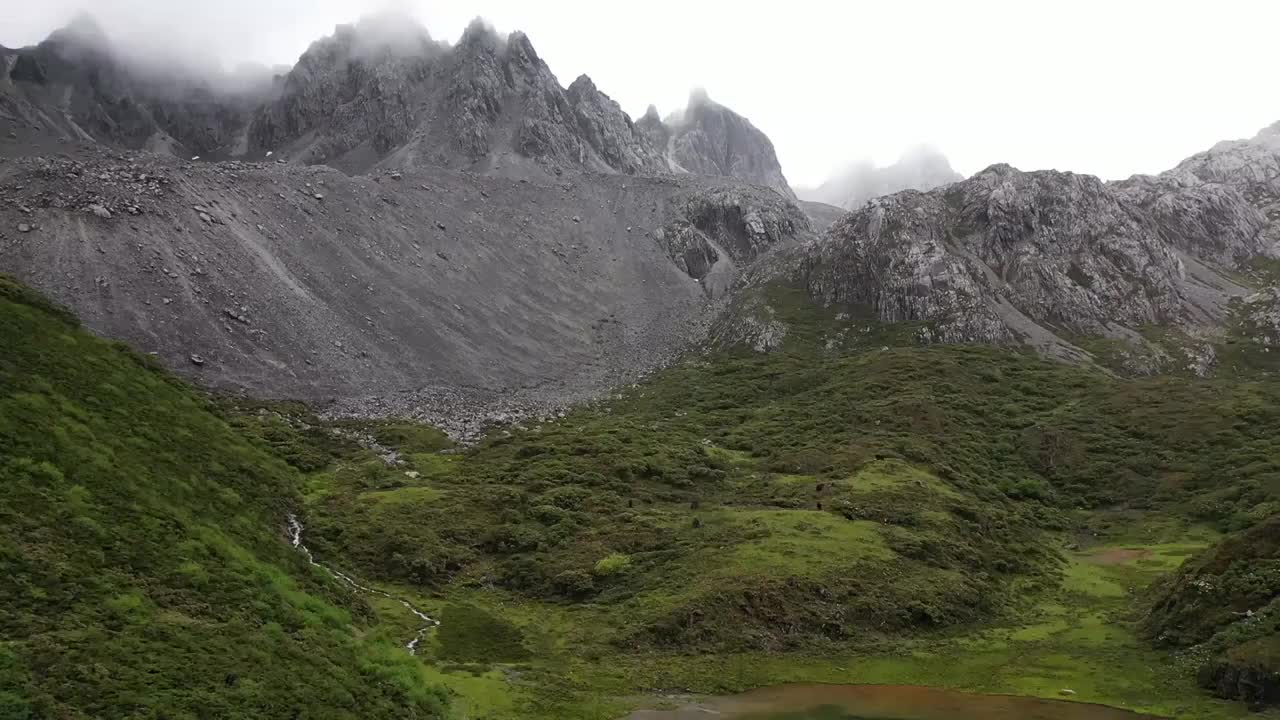 香格里拉阿布吉措视频素材