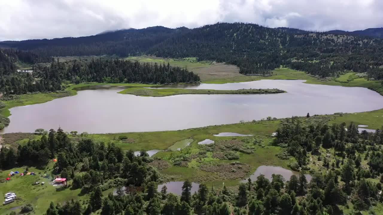 香格里拉秘境碧古天池视频素材