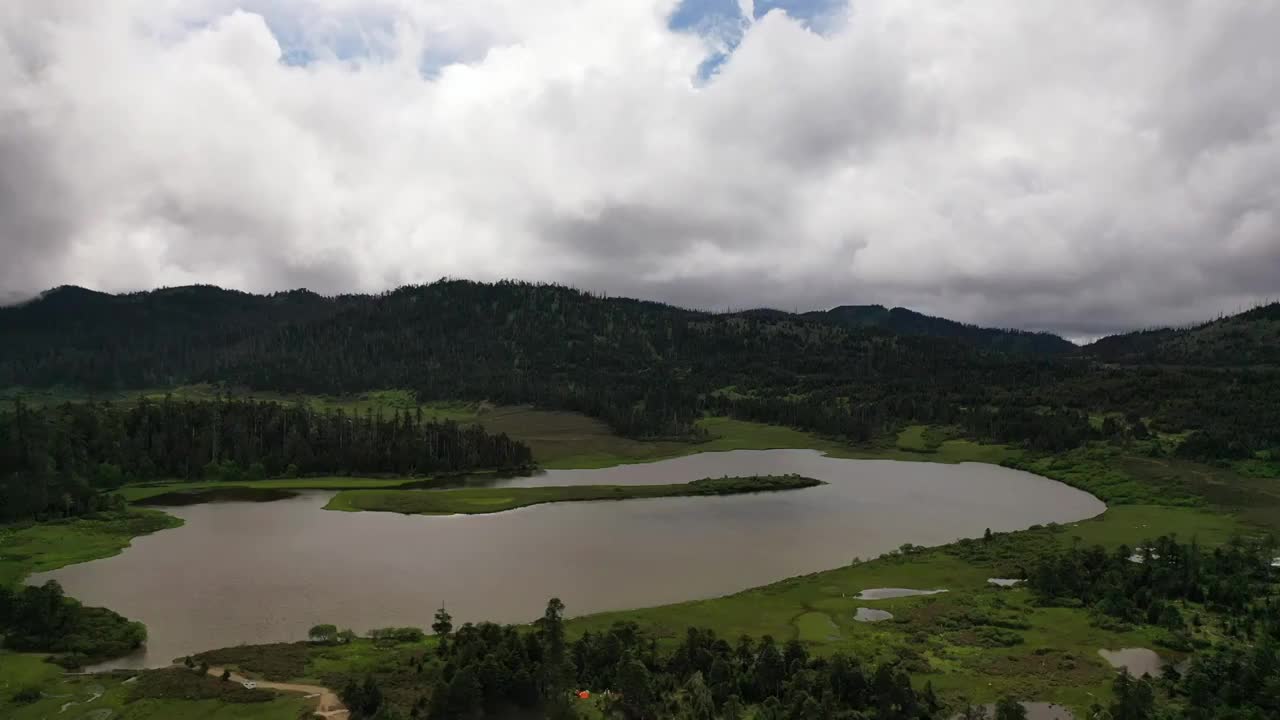 香格里拉秘境碧古天池视频素材