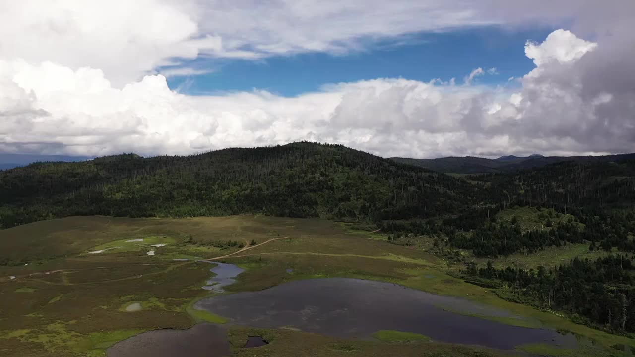 香格里拉秘境碧古天池视频素材