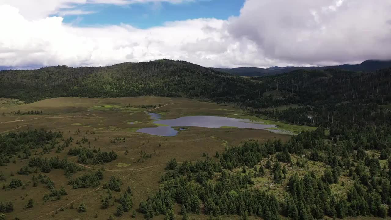 香格里拉秘境碧古天池视频素材