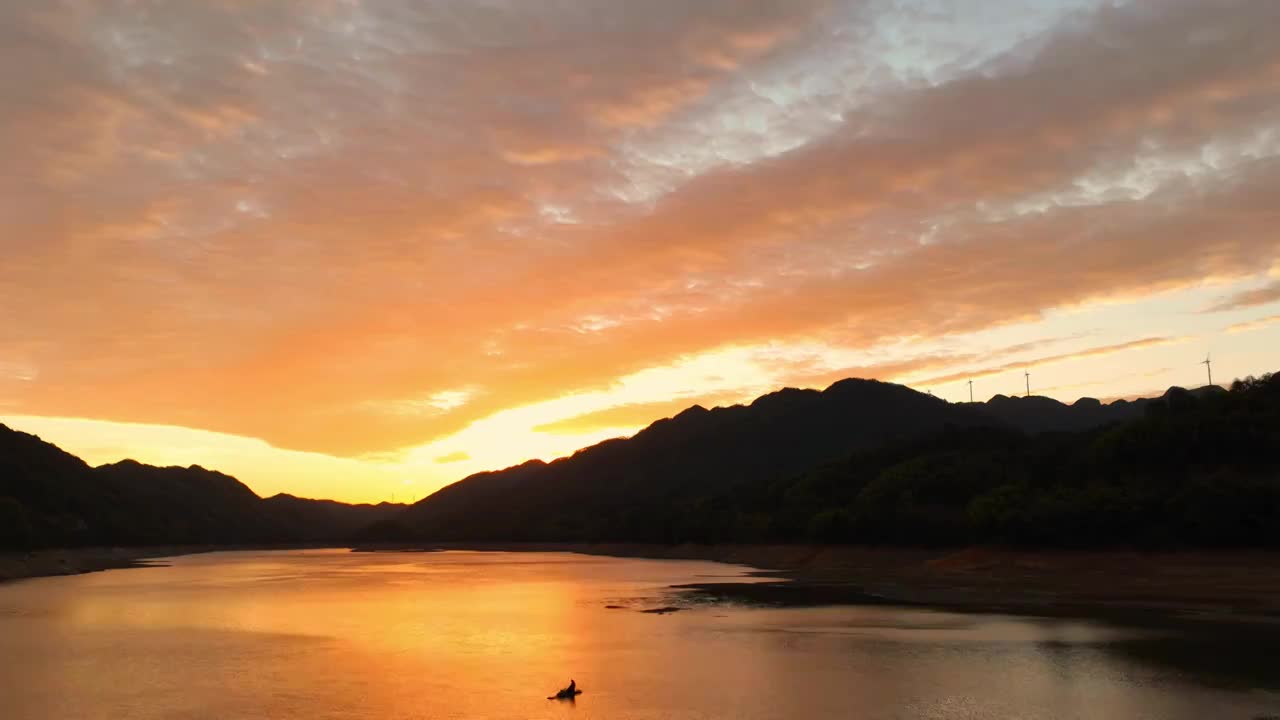 中国 湖南 益阳 桃花湖视频素材