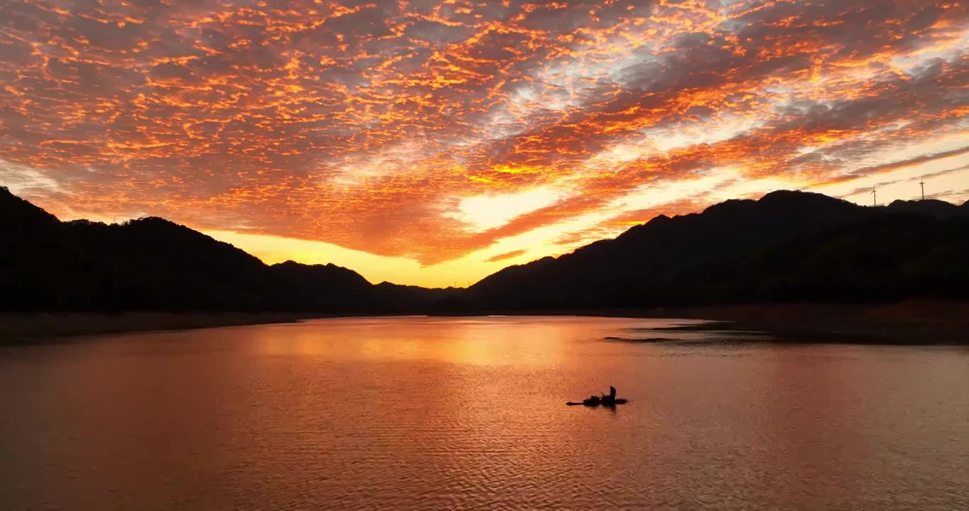 中国 湖南 益阳 桃花湖视频素材