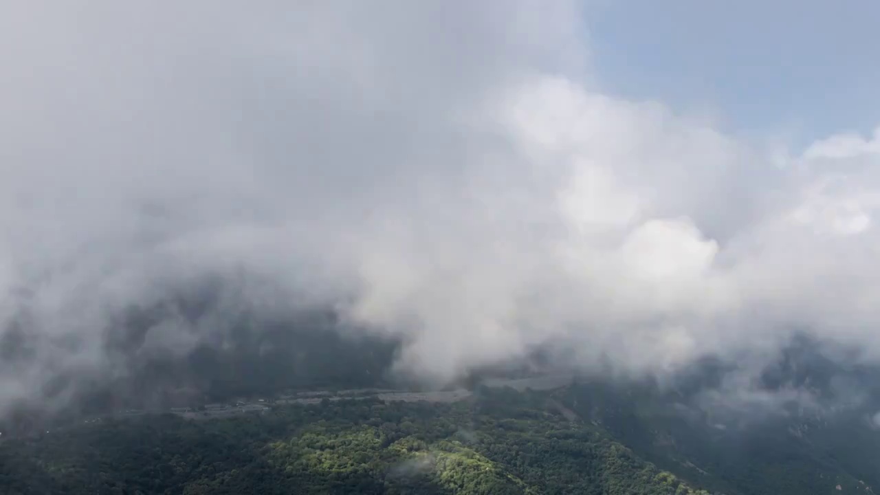 雨后定都阁仙境视频素材