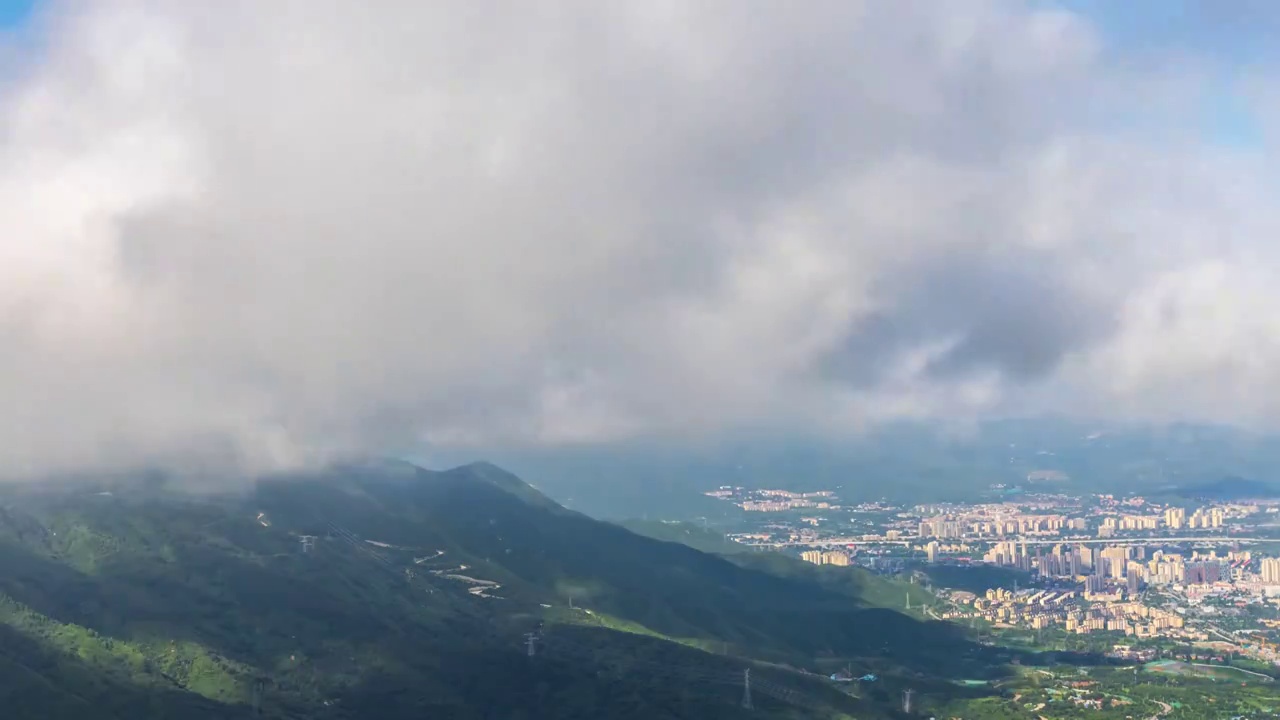 雨后定都阁仙境视频素材