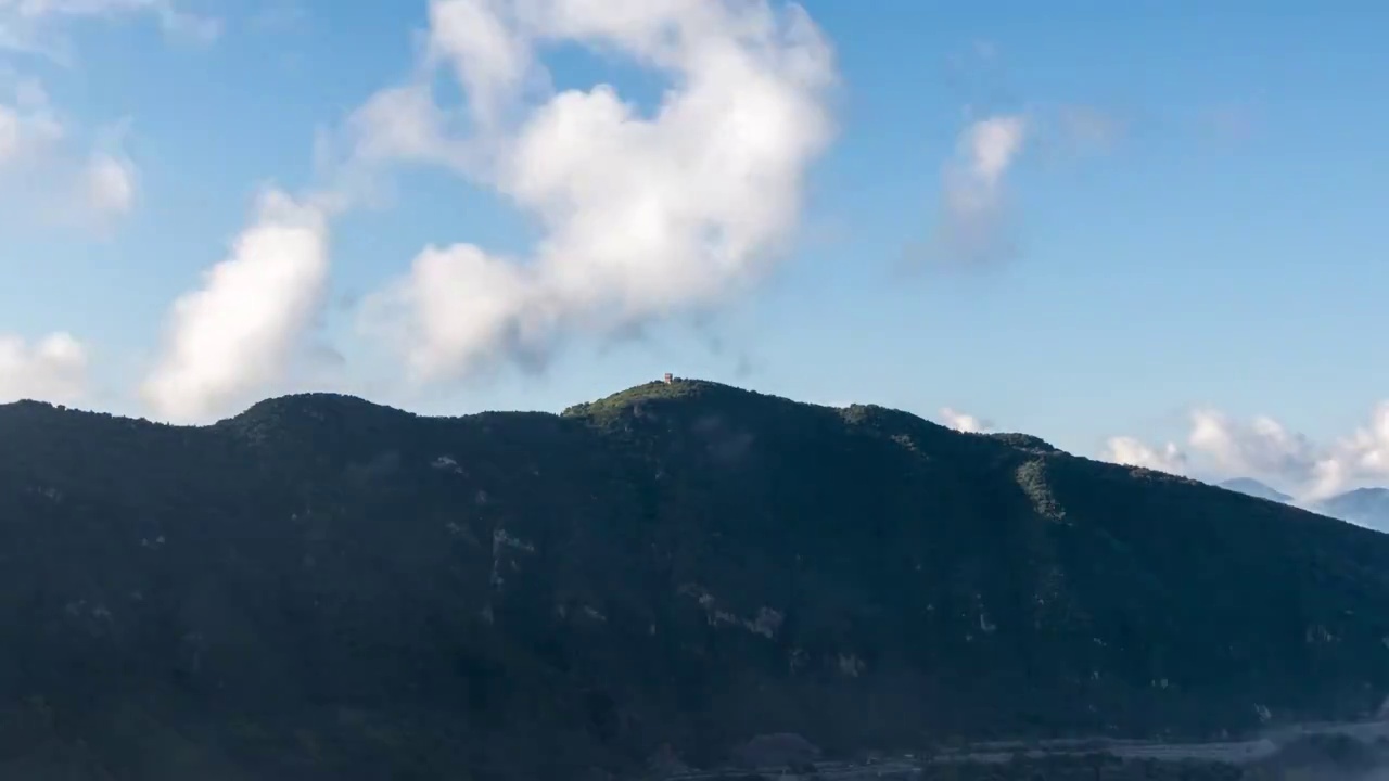 雨后定都阁仙境视频素材