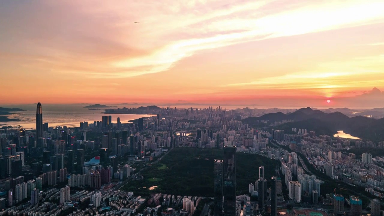 深圳城市风光视频素材