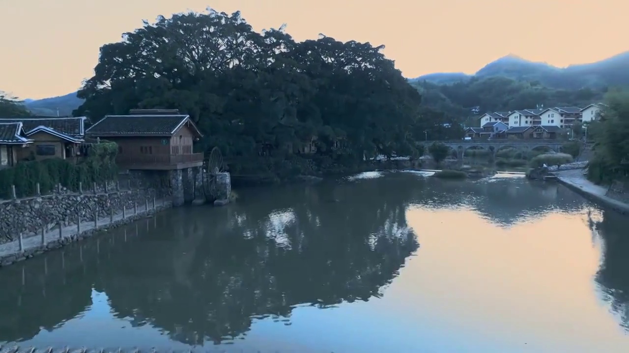 福建南靖云水谣风光视频素材