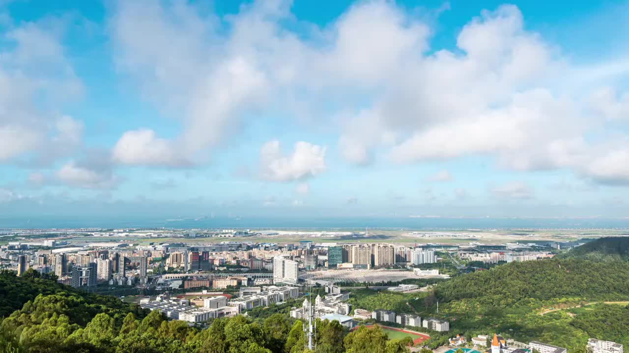 深圳机场远景视频素材