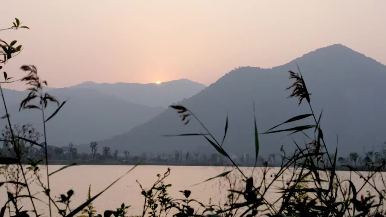 杭州铜鉴湖视频素材