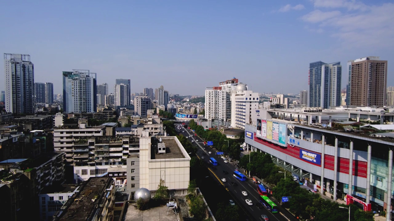 四川绵阳城市风景素材视频视频素材