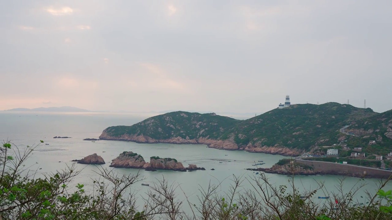 枸杞岛海岸视频素材