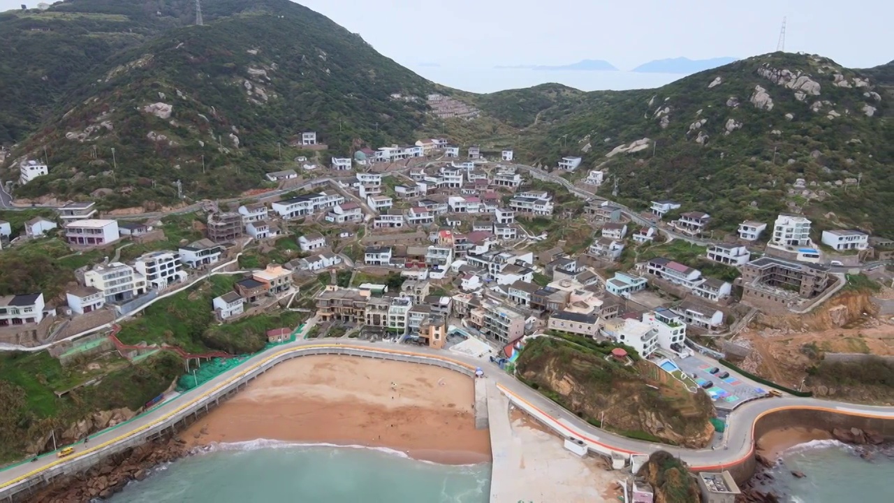 枸杞岛县城视频素材