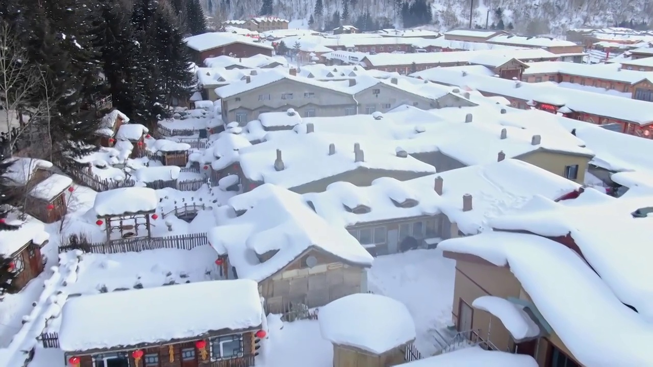 雪乡视频素材