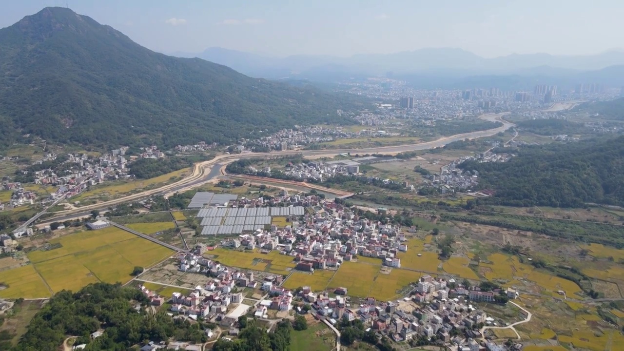 广东省汕尾市陆河县风光视频素材