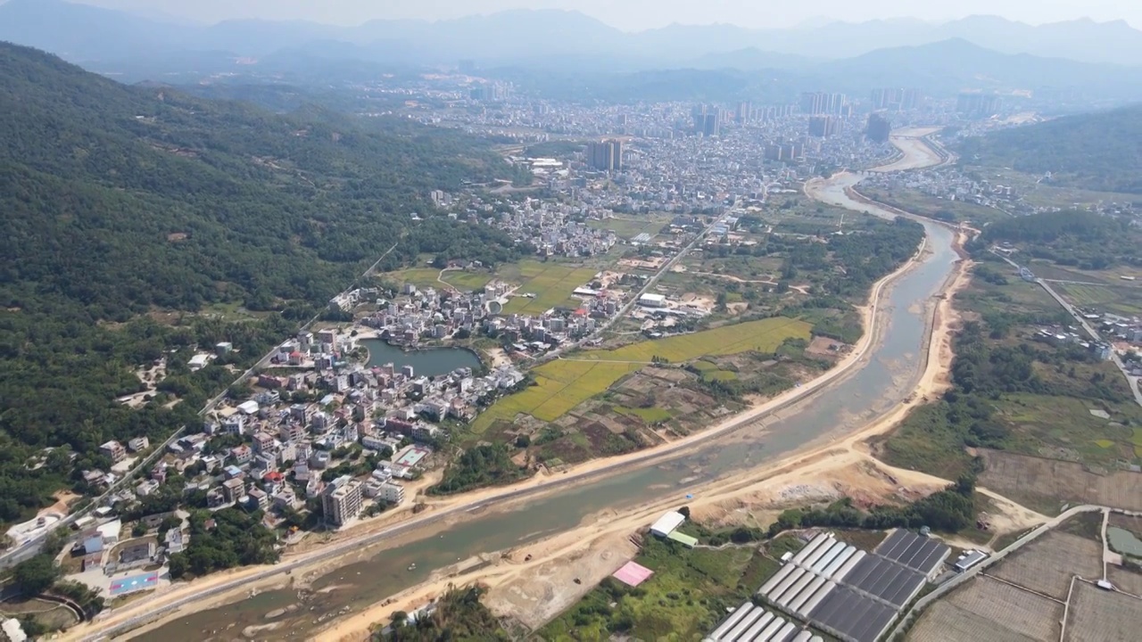 广东省汕尾市陆河县风光视频素材