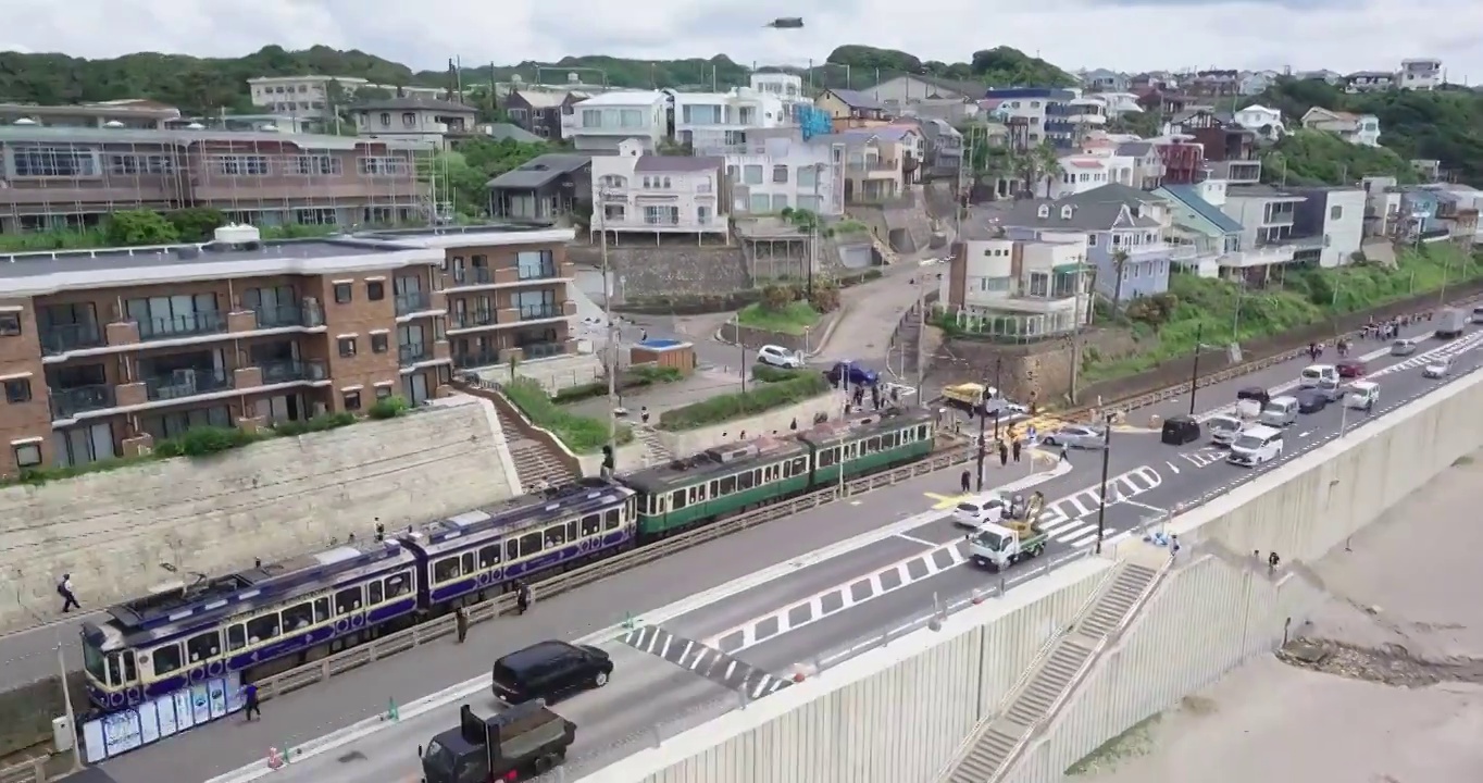 公路和海岸线风景视频素材