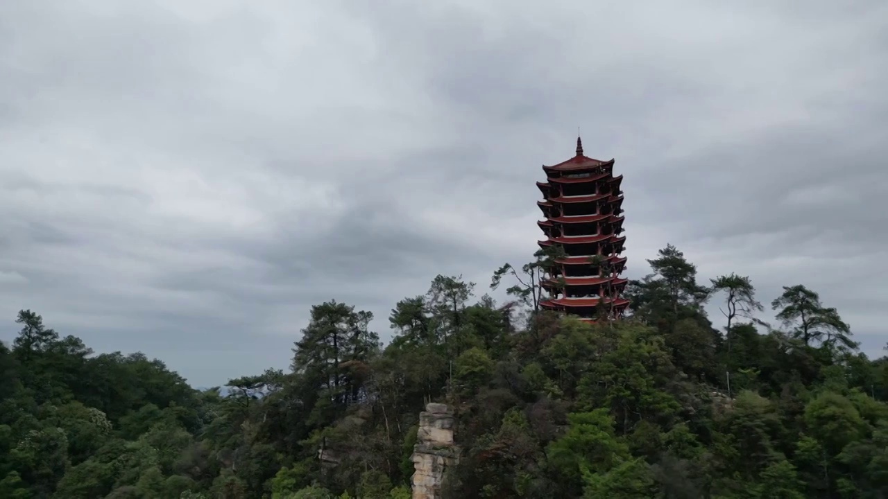 【合集】重庆北碚缙云山自然景观航拍（合集）视频素材