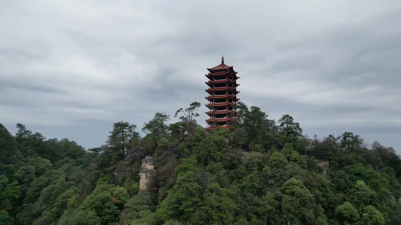 【合集】重庆北碚缙云山自然景观航拍（合集）视频素材