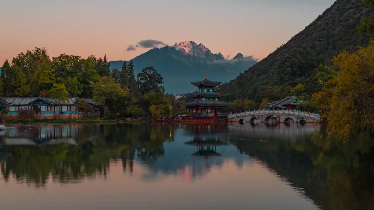 丽江玉龙雪山视频素材