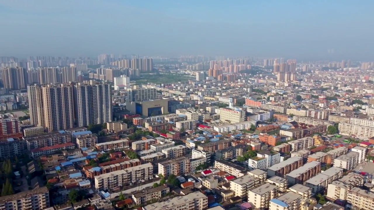 周口市 交通大道 运动公园 普度寺 建业壹号城邦 太昊路视频素材