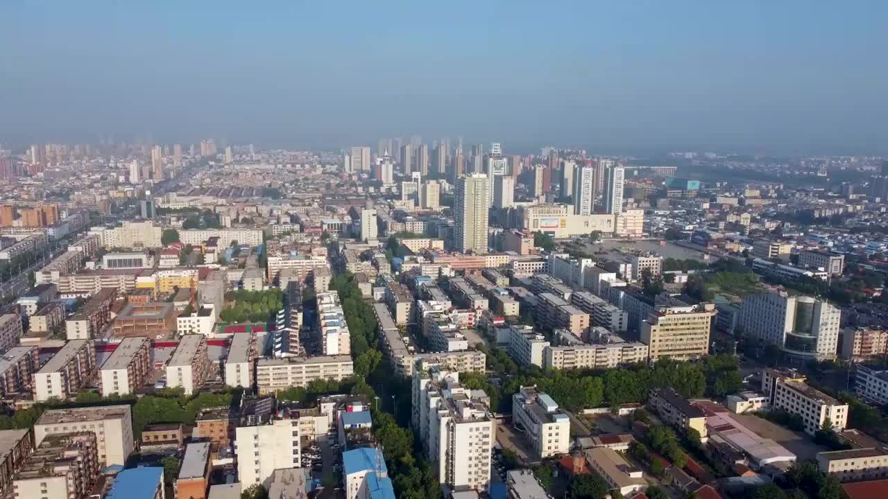 周口市 交通大道 运动公园 普度寺 建业壹号城邦 太昊路视频素材