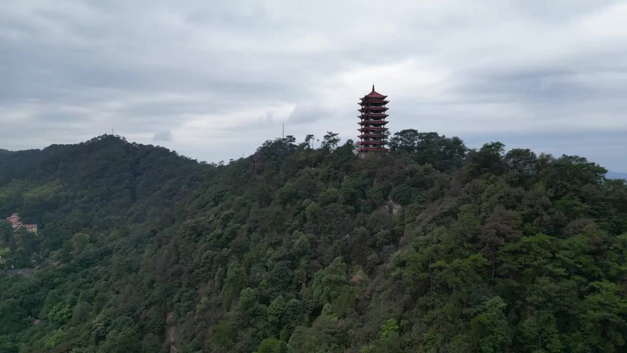 【合集】重庆北碚缙云山自然景观航拍（合集）视频素材