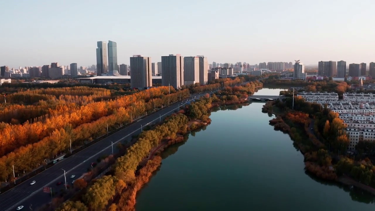 疫情下的银川市视频素材