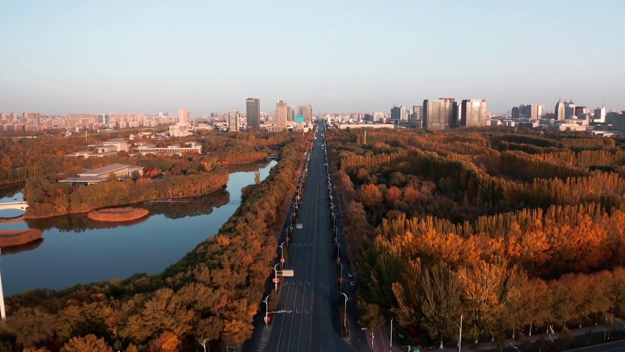 疫情下的银川市视频素材