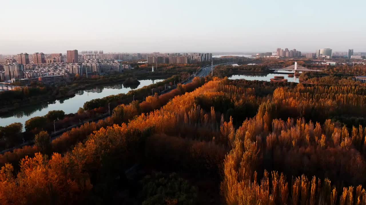 疫情下的银川市视频素材