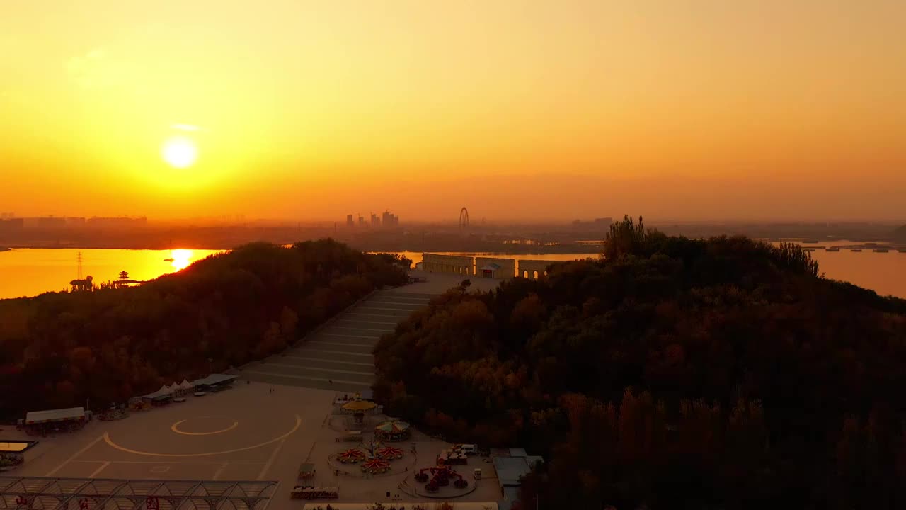 疫情下的银川市视频素材