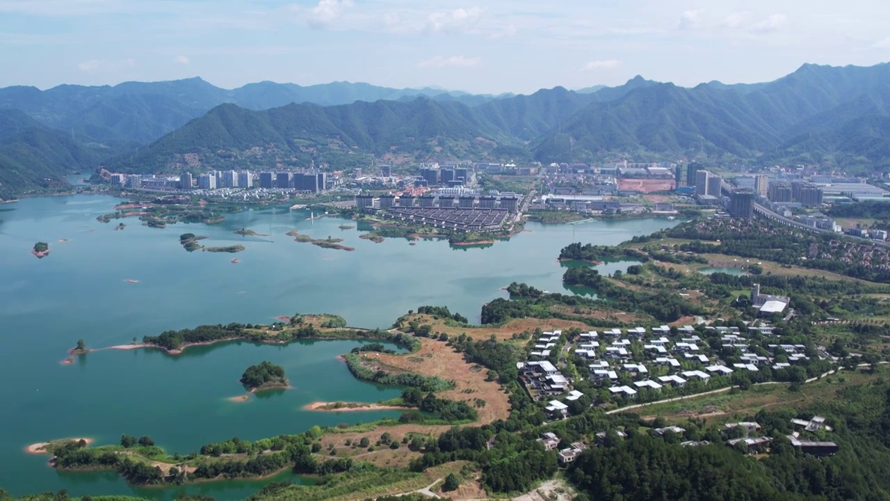 千岛湖风景区航拍视频素材