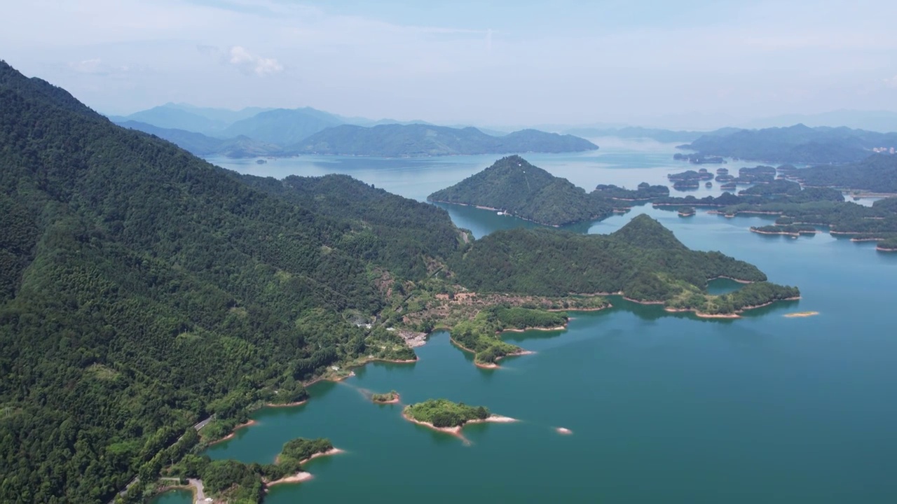 千岛湖风景区航拍视频素材