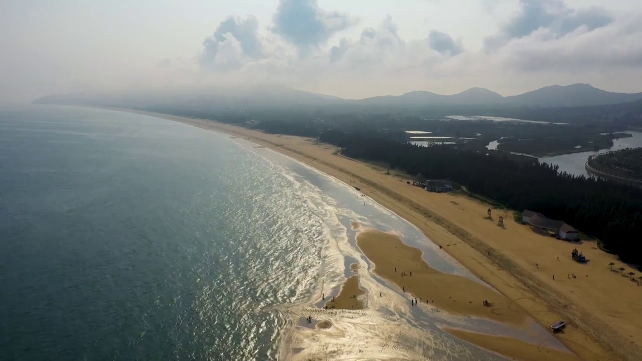 海陵岛十里银滩视频素材