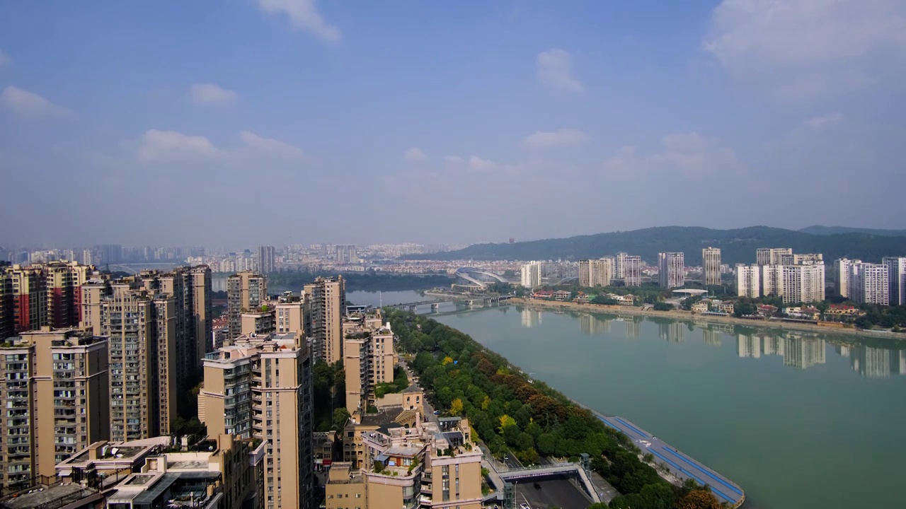 四川绵阳城市风景素材视频视频素材