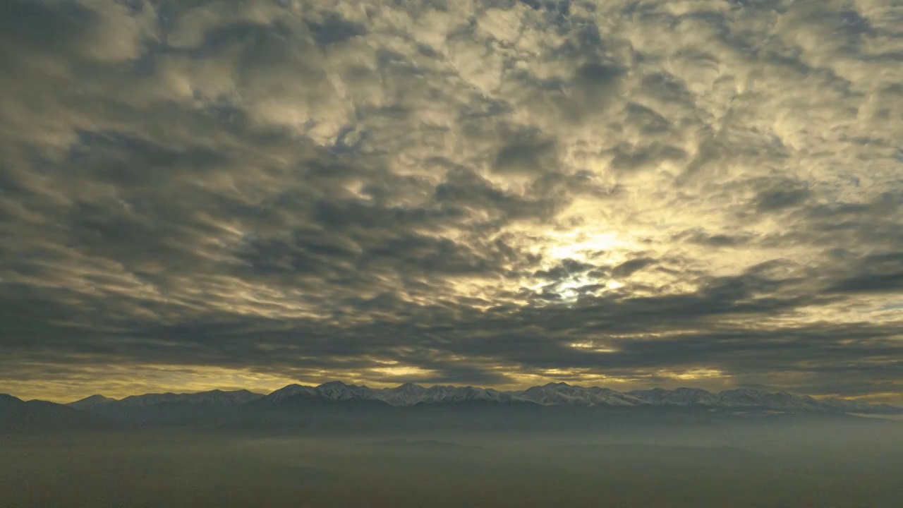 夕阳延时视频素材