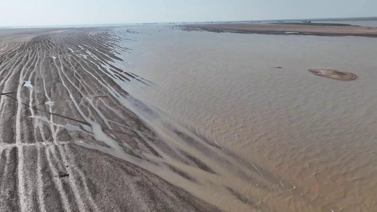 湖南岳阳市东洞庭湖国家级自然保护区航拍视频素材