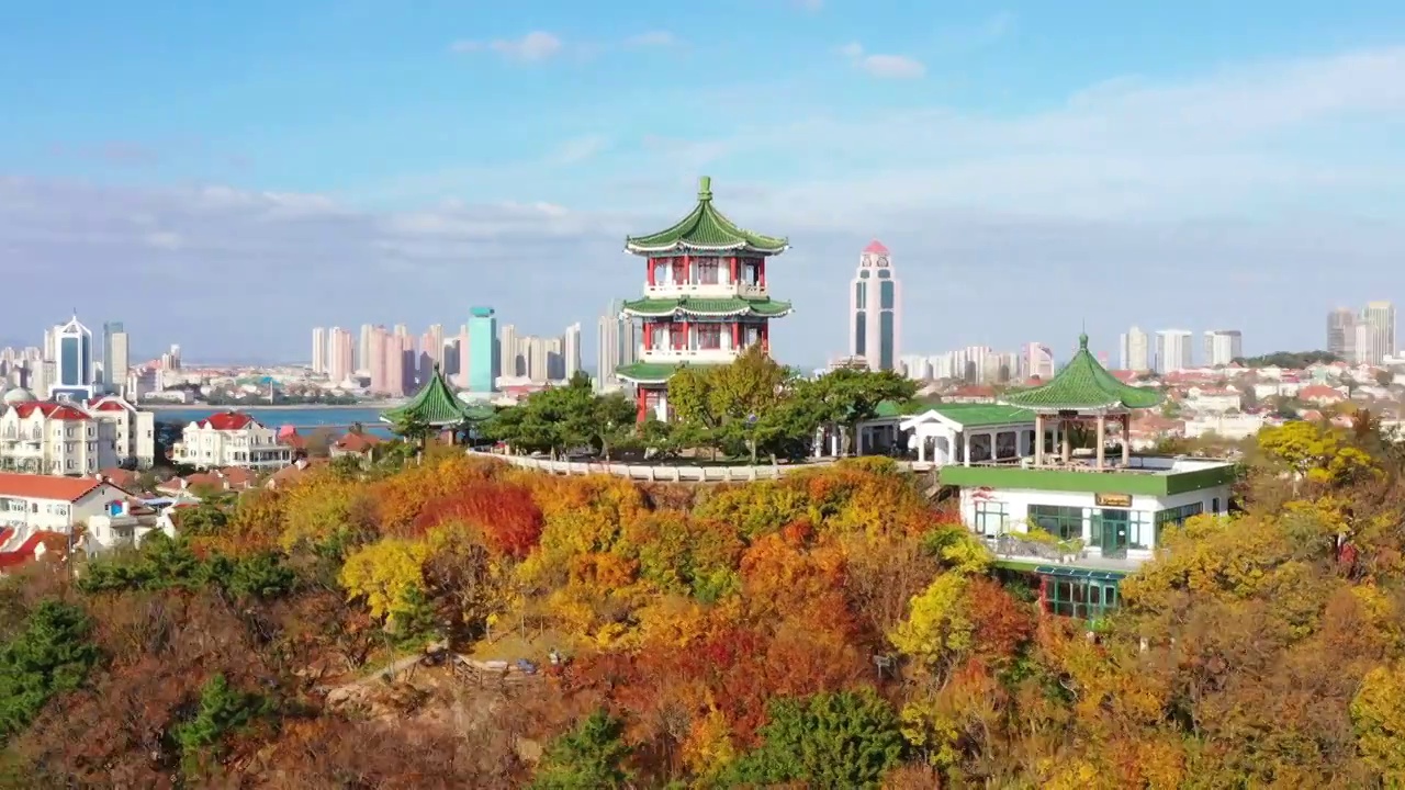 山东省青岛老城区风光视频素材