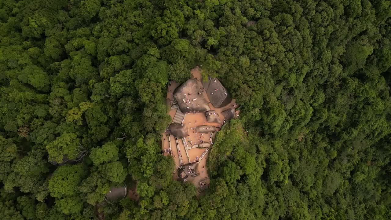 深圳阳台山森林公园视频素材