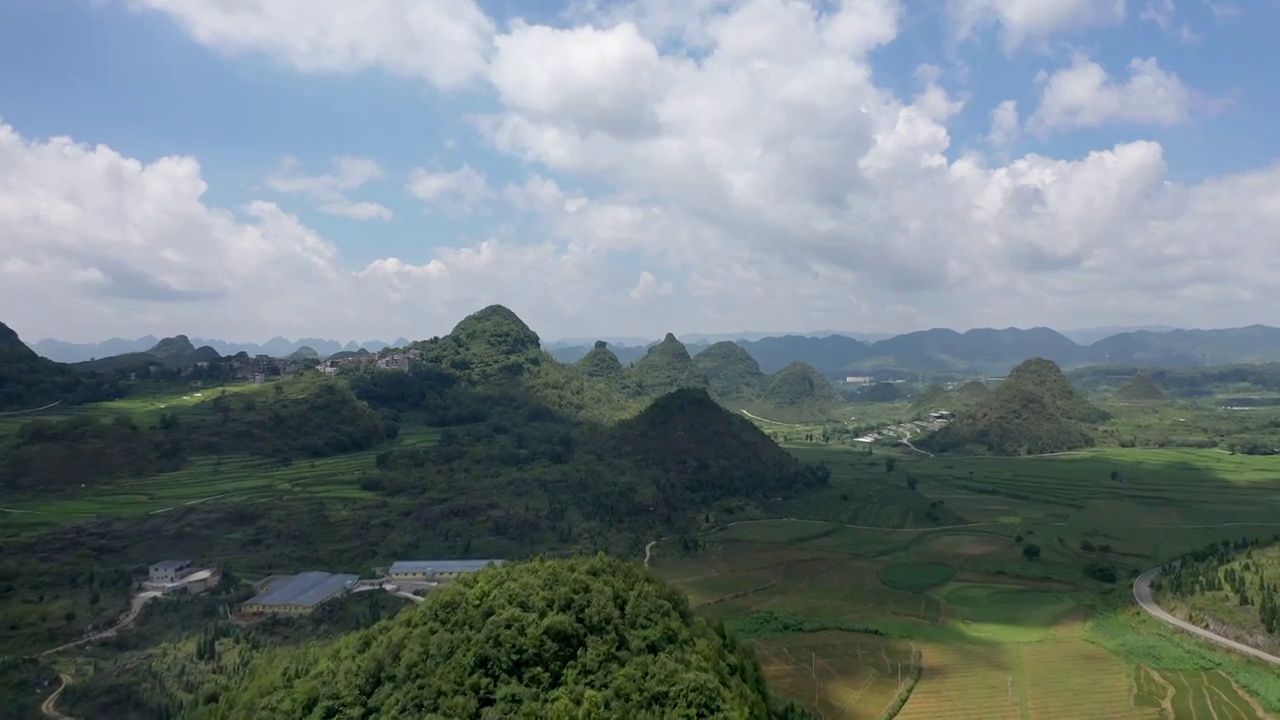 贵州双乳峰山峰视频素材