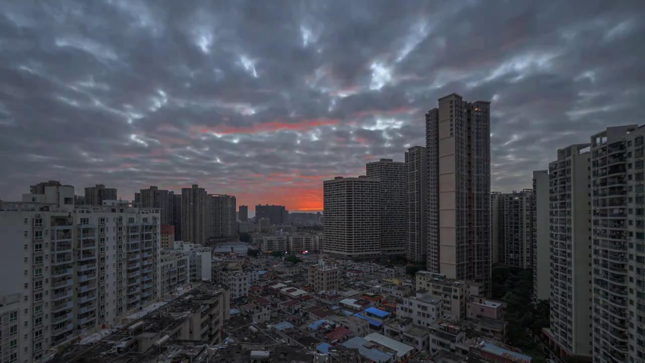 深圳城中村视频素材