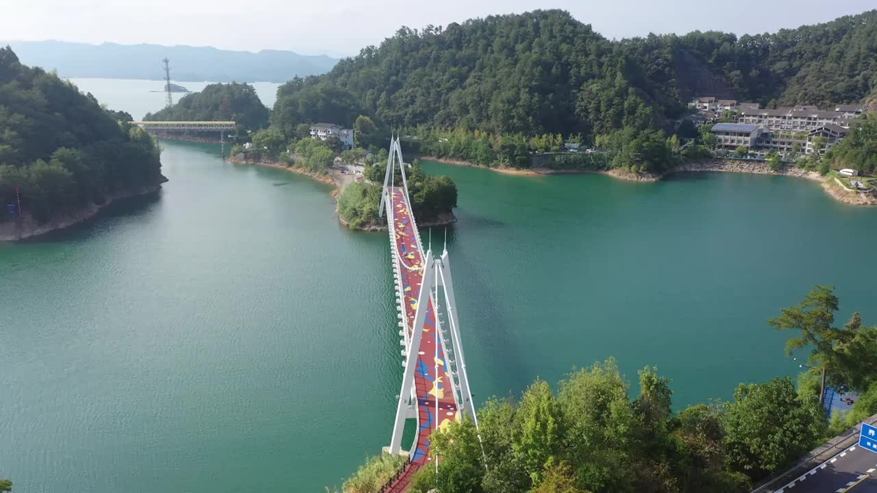 航拍千岛湖风景区视频素材