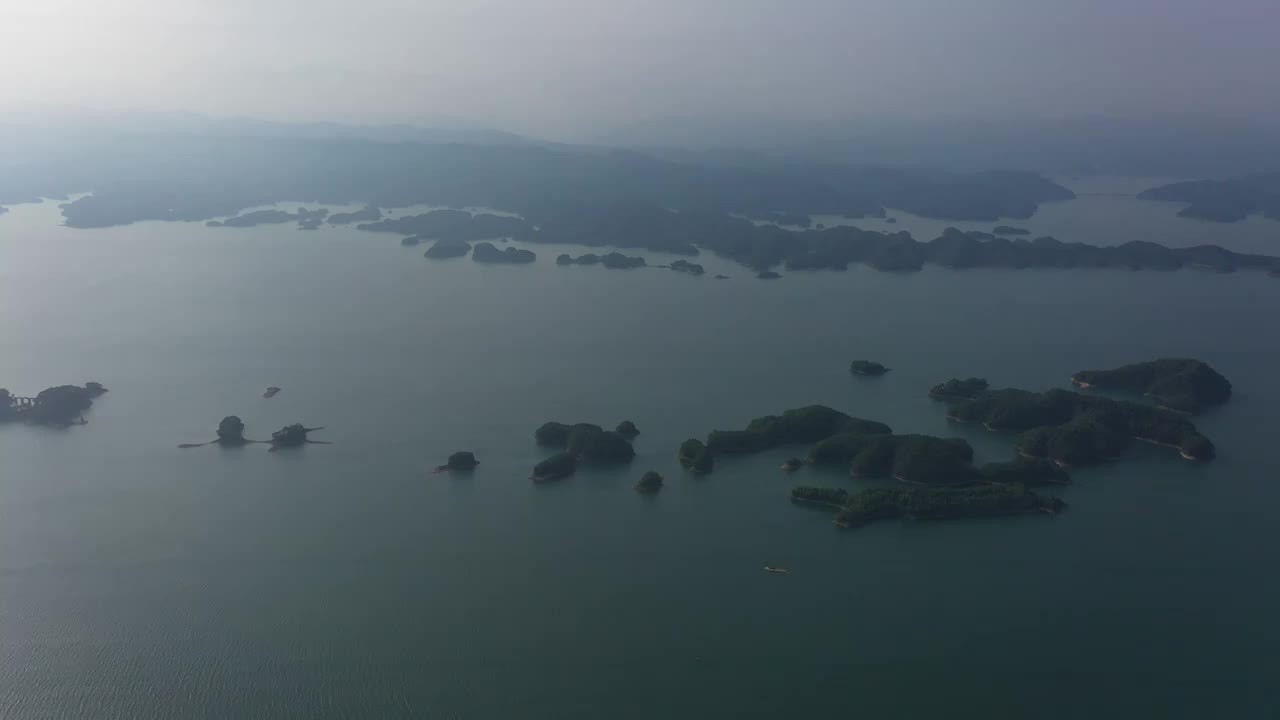 航拍千岛湖风景区视频素材