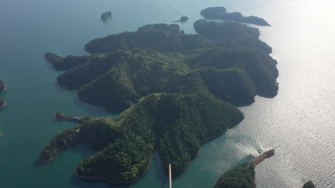 航拍千岛湖风景区视频素材