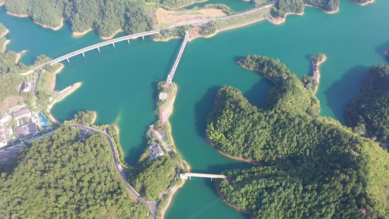 航拍千岛湖风景区视频素材