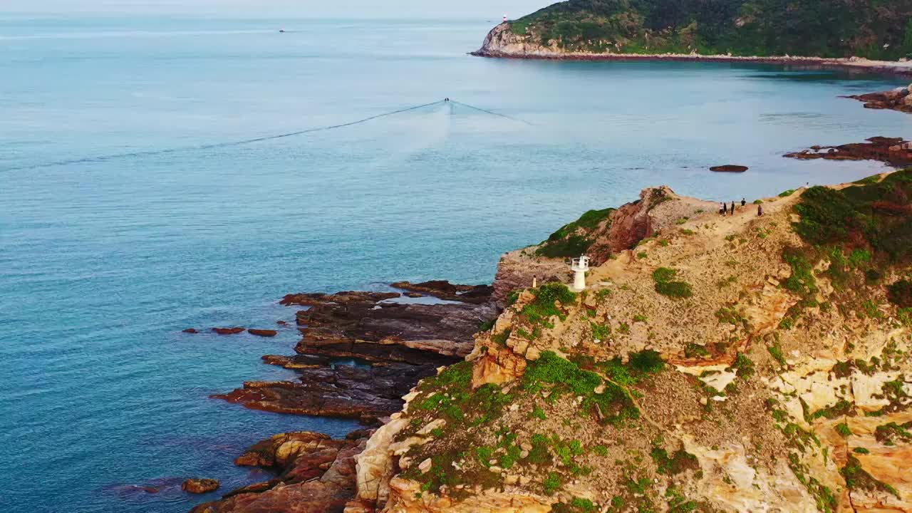 福建东山岛海景航拍视频素材