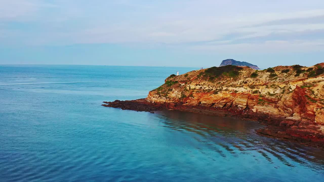 美丽海景 蓝色海洋（福建东山岛）视频素材