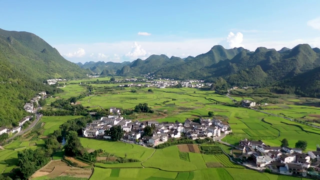 贵州万峰林航拍视频素材